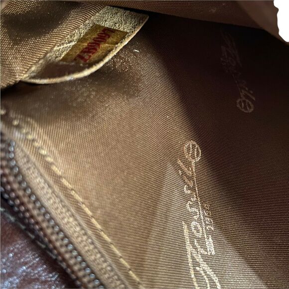 Fossil Purse Shoulder Bag 90s Sedona ZB9097 Brown Leather Inner Pockets Vintage - Picture 6 of 16